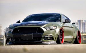 Ford Mustang GT by Liberty Walk on Forgiato Wheels (S221-ECL) 2018 года